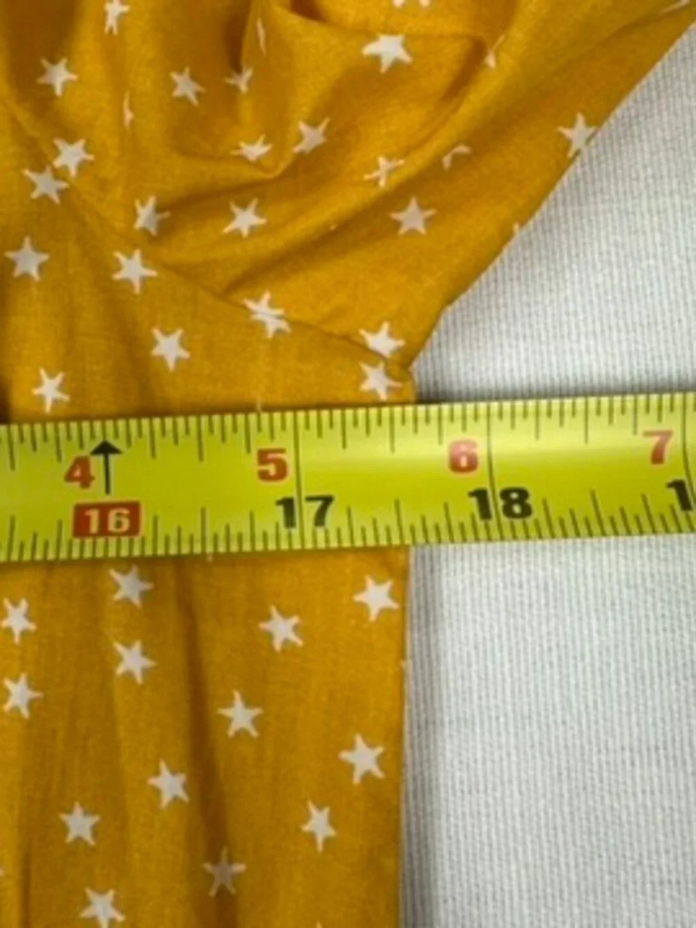 Madewell Star Scatter Wrap Top XXS Yellow Golden Mustard‎ G7804 Puff Sleeve Crop